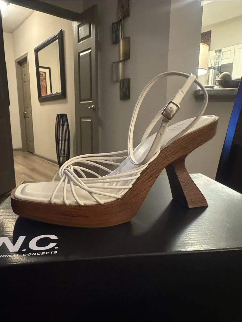 🔥I.N.C. International Concepts Rashel Sculptural Heel Dress Sandal.🔥BRAND NEW❣️